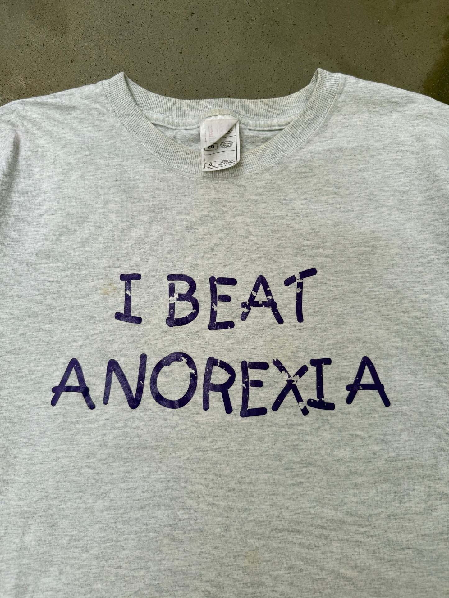 1990s I Beat Anorexia Tee - XL