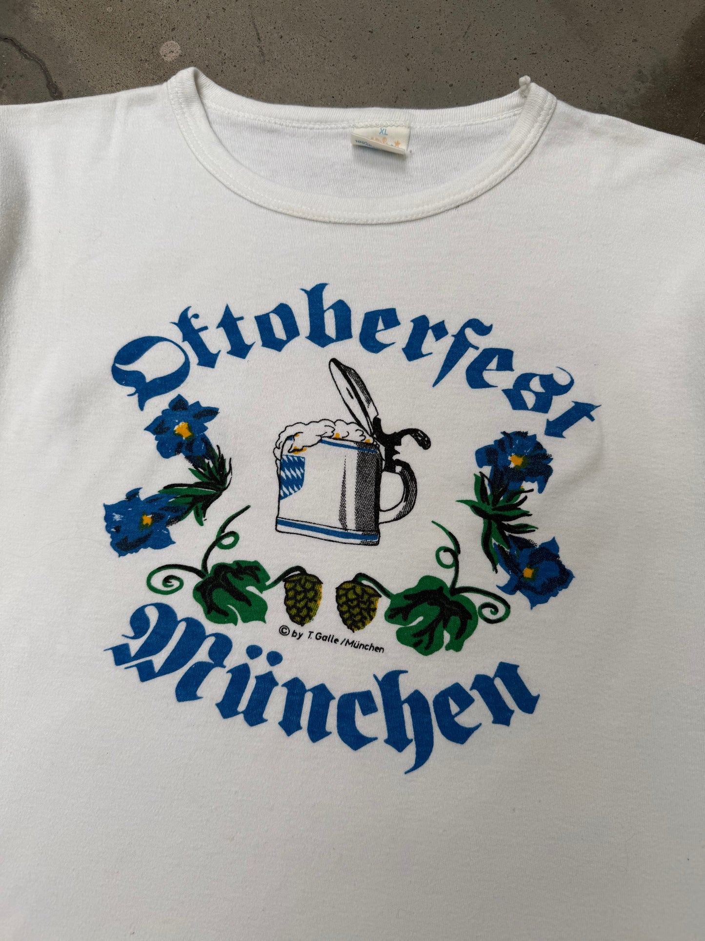 1980s Oktoberfest Baby Tee - M