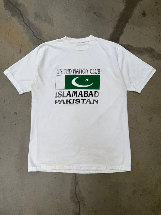 1990s Islamabad Pakistan Flag Tee - L