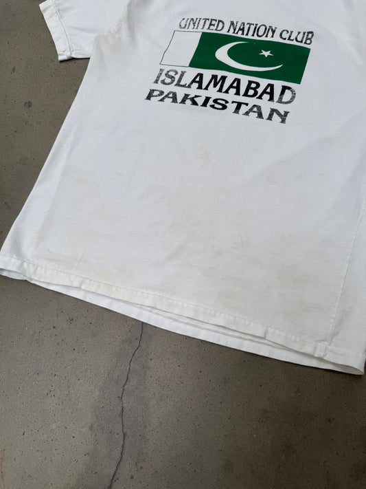 1990s Islamabad Pakistan Flag Tee - L