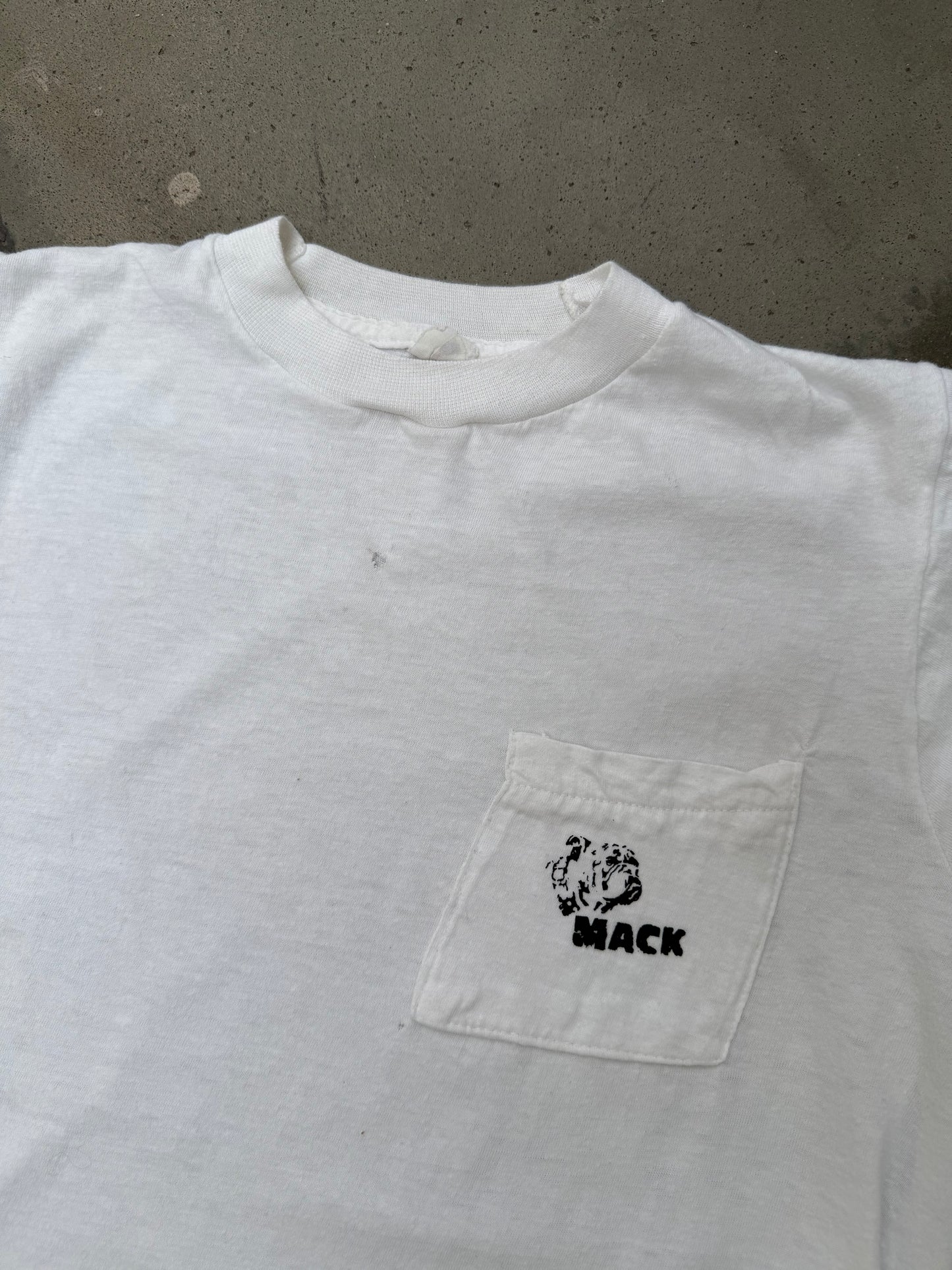 1980s Mack Trucks Selvedge Pocket Tee - M
