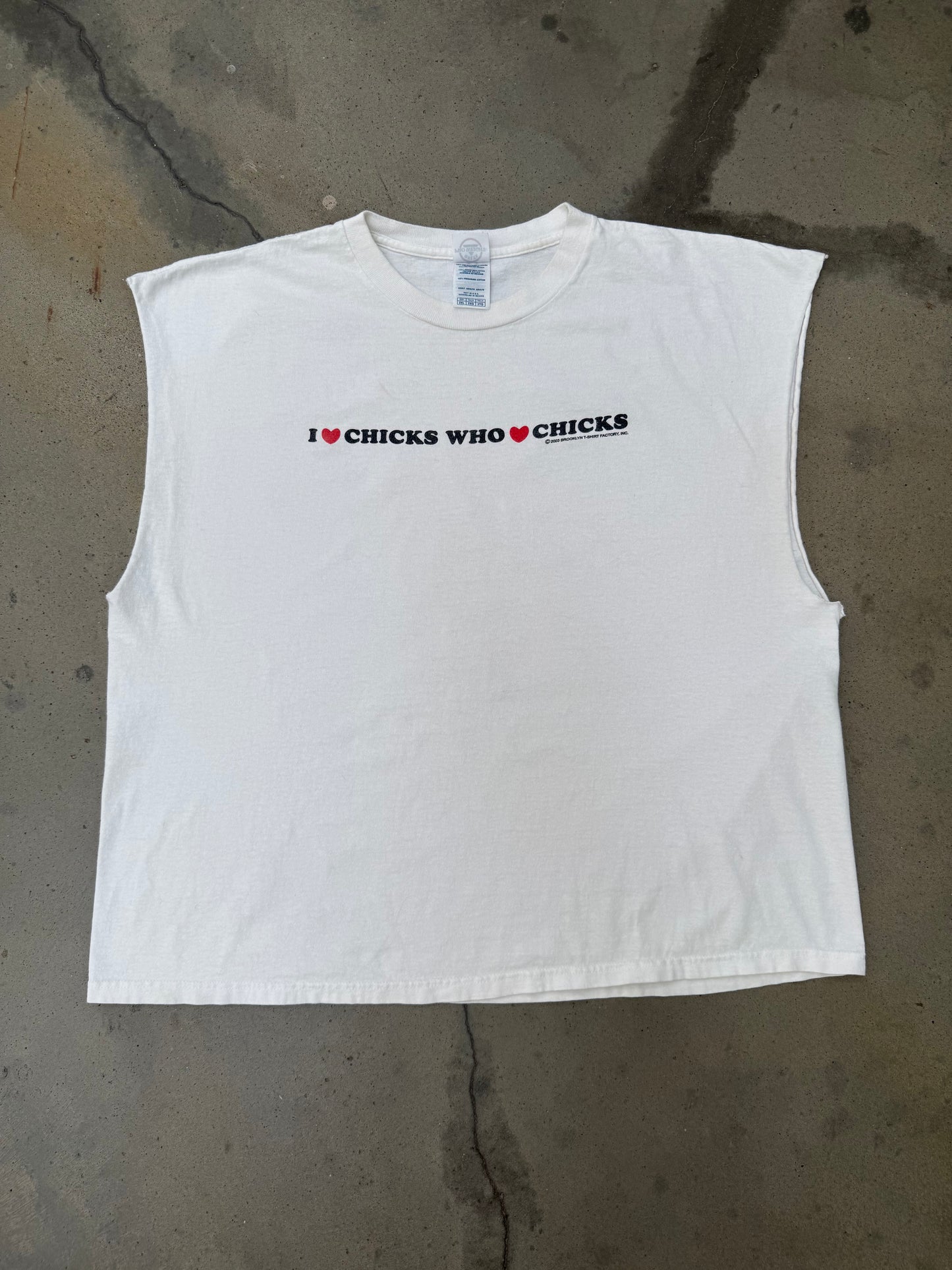 2000s I Love Chicks Tee - XL