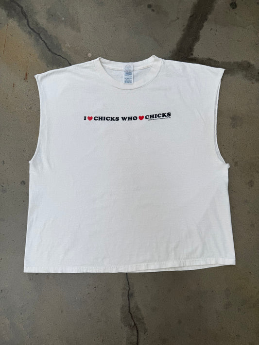 2000s I Love Chicks Tee - XL