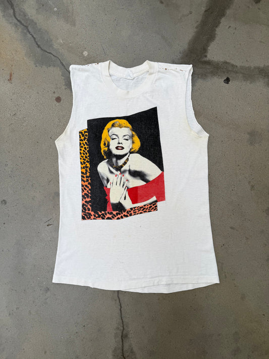 1980s Marilyn Monroe Chopped Art Tee - M