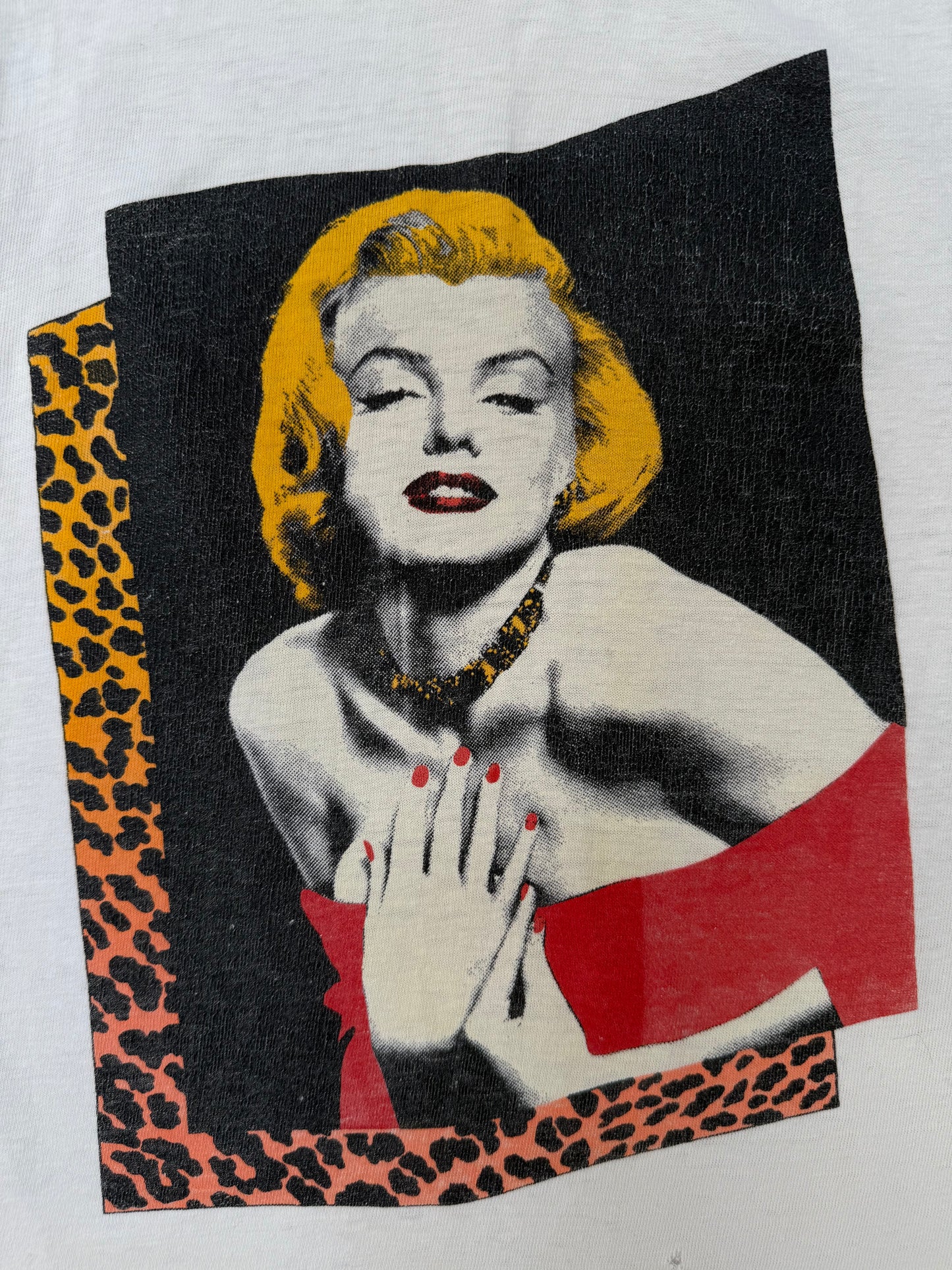 1980s Marilyn Monroe Chopped Art Tee - M