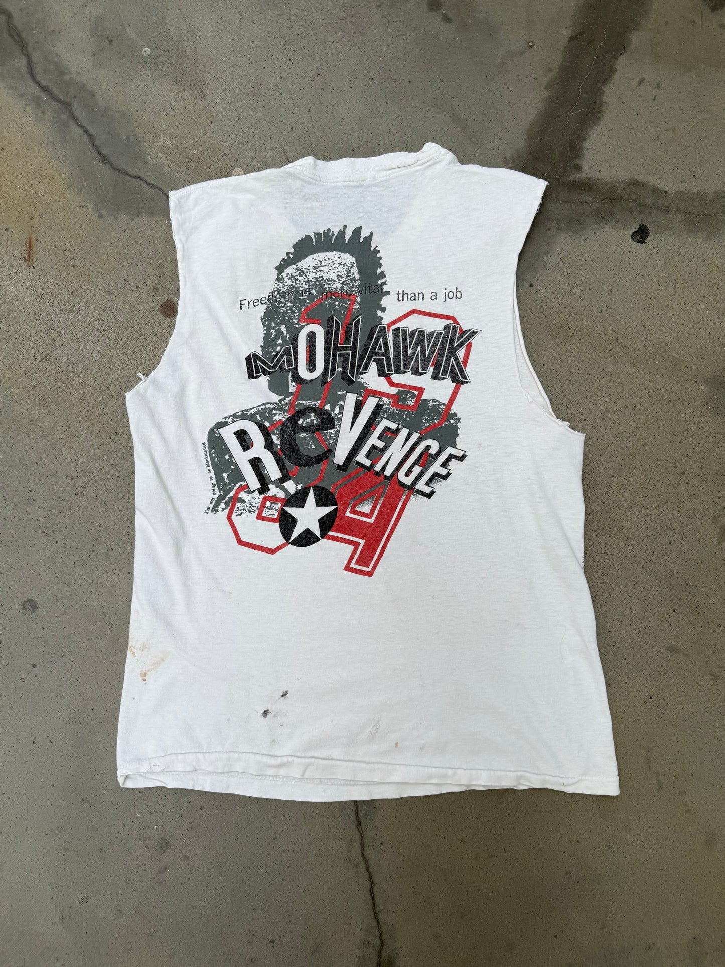1980s The Clash Out Of Control Chopped Band Tee - M