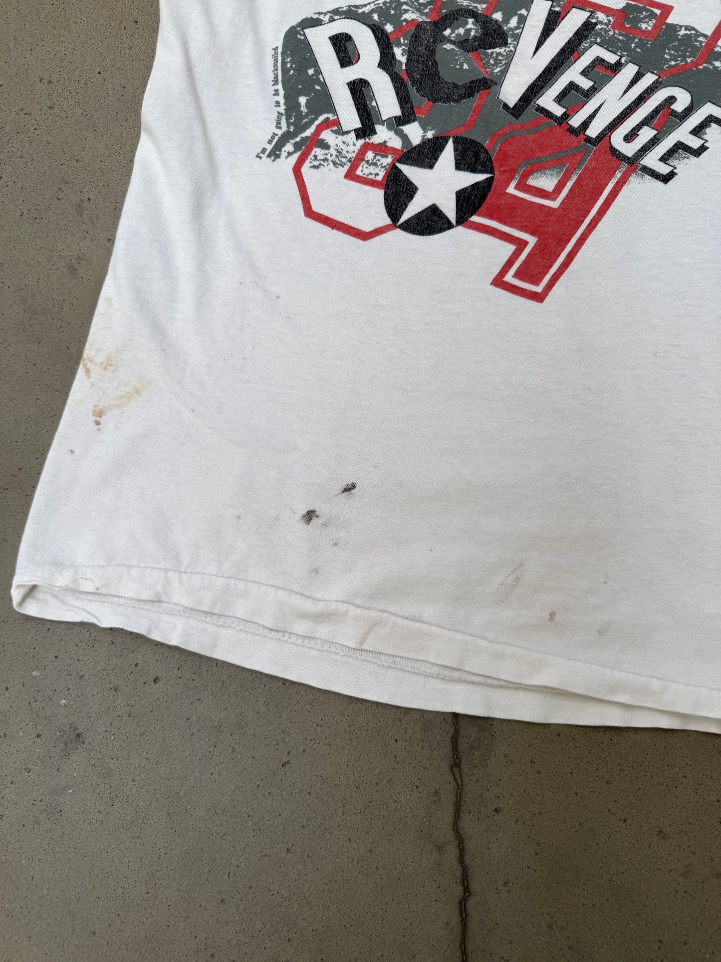 1980s The Clash Out Of Control Chopped Band Tee - M