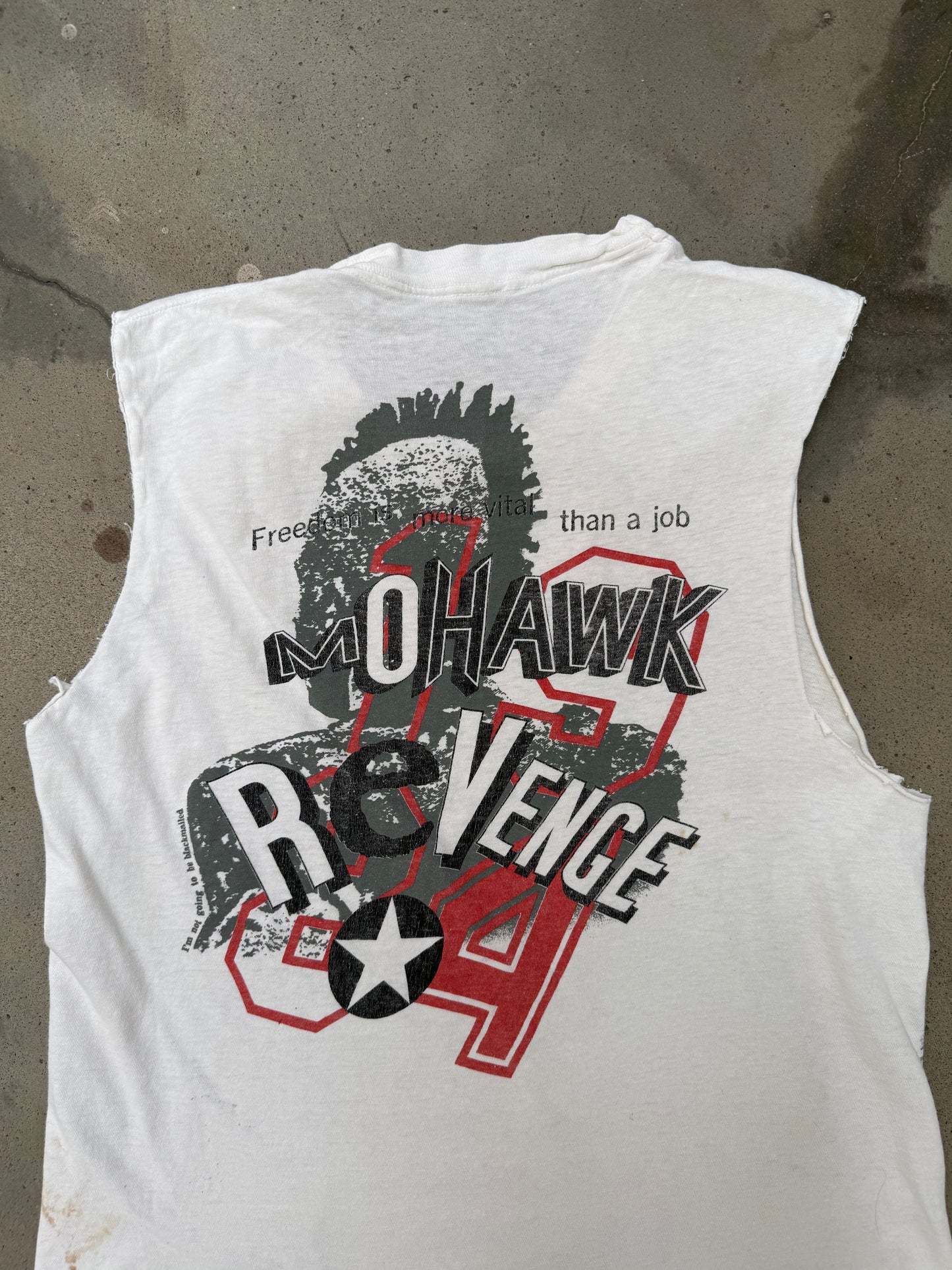 1980s The Clash Out Of Control Chopped Band Tee - M