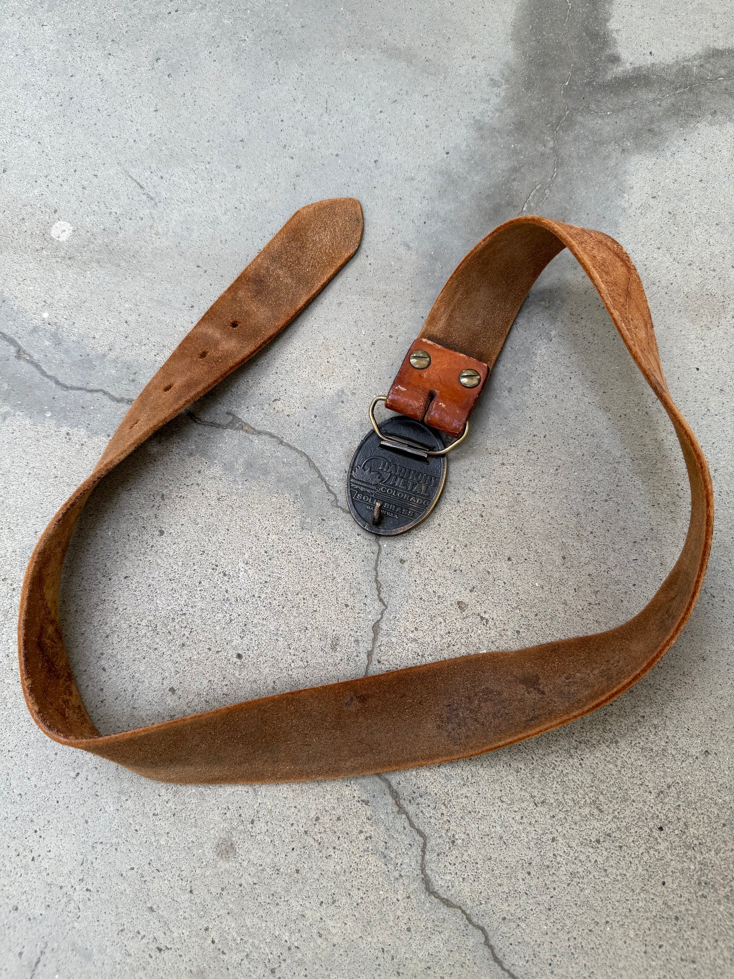 1970s Leather Colorado Belt - 30