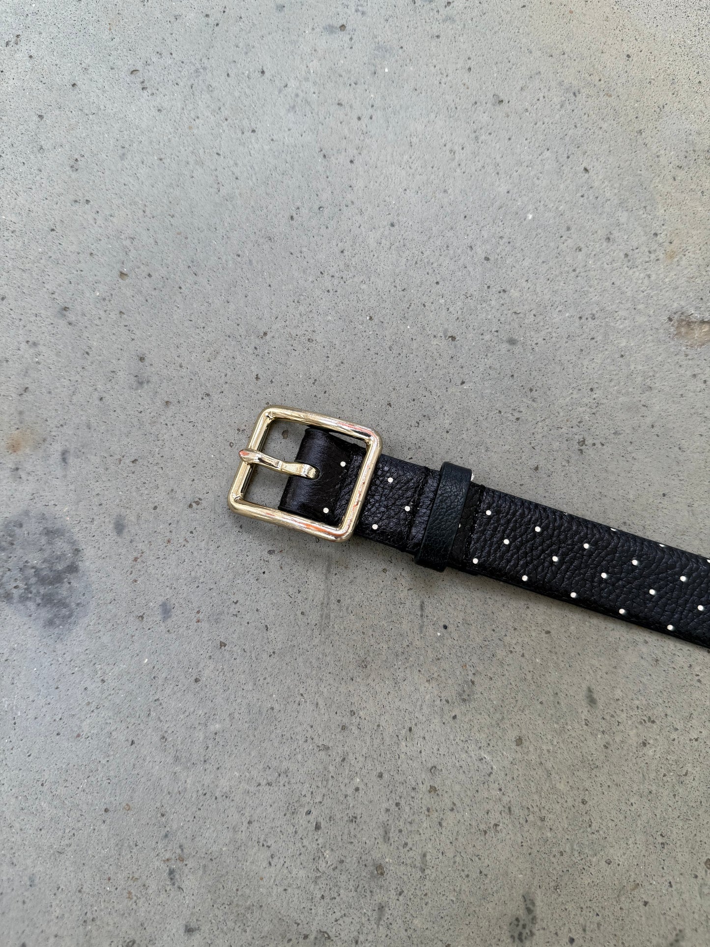 2000s Polka Dot Belt - 34"