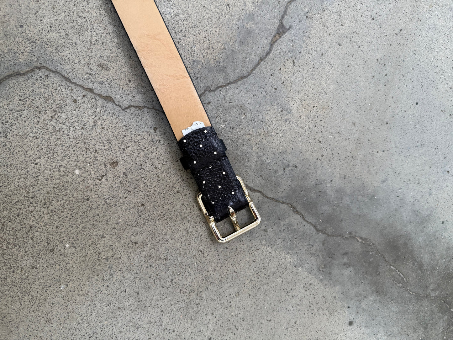 2000s Polka Dot Belt - 34"