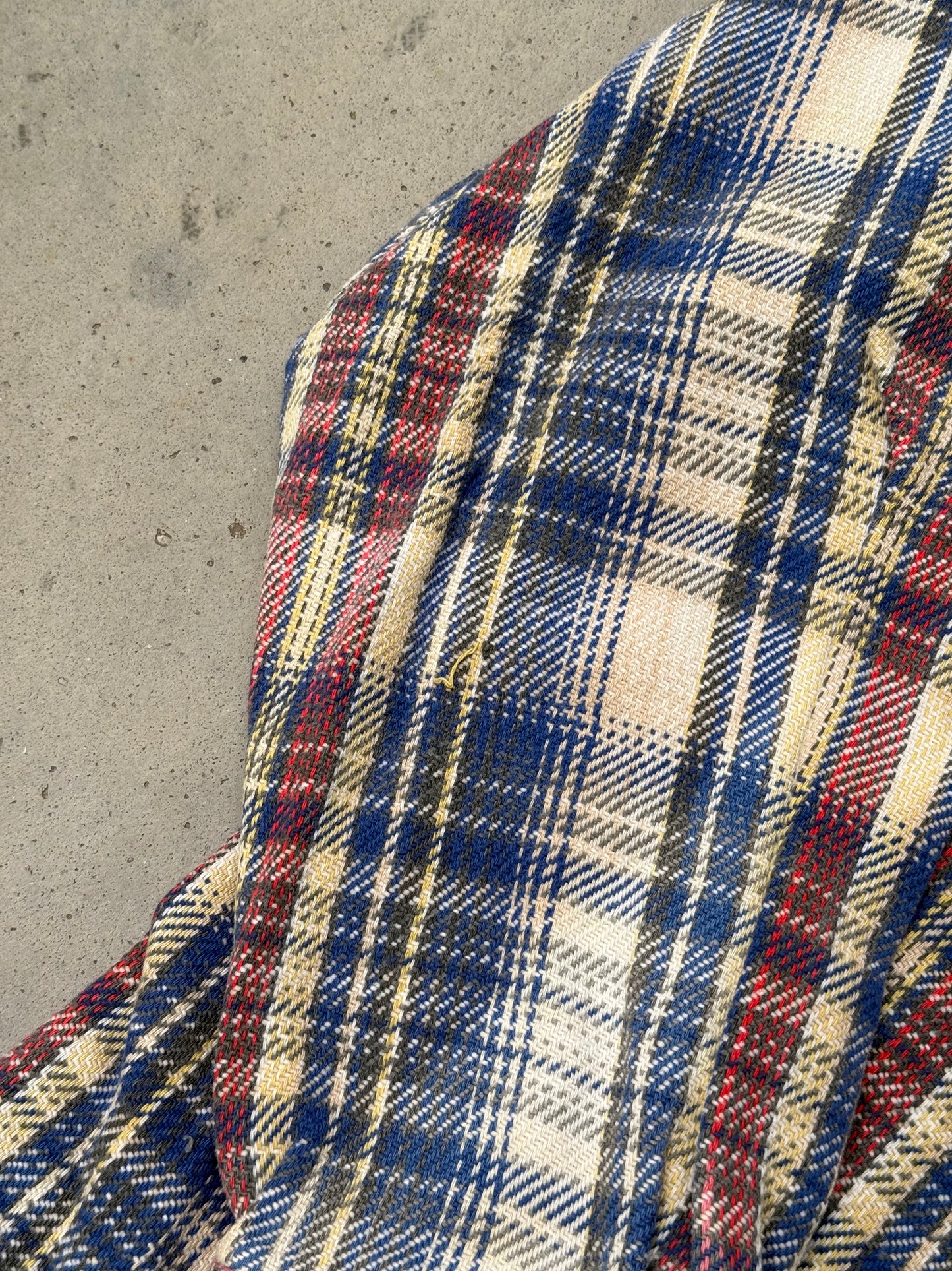 1980s Wrangler Sun Faded Cotton Flannel - L