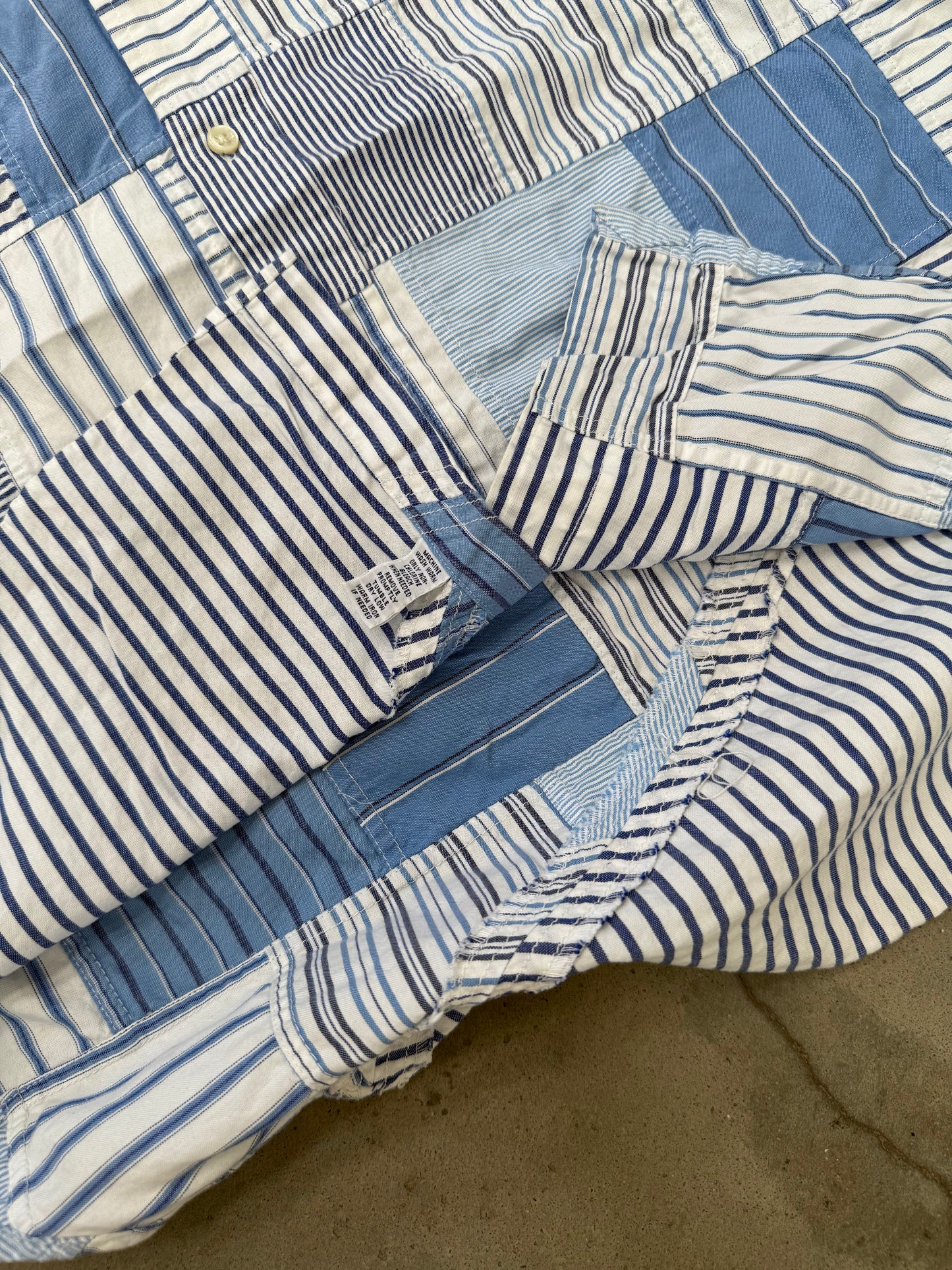 2000s Polo Ralph Lauren Patchwork Shirt - L