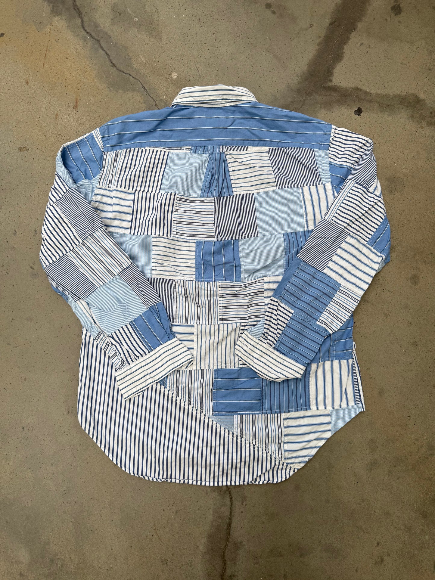 2000s Polo Ralph Lauren Patchwork Shirt - L