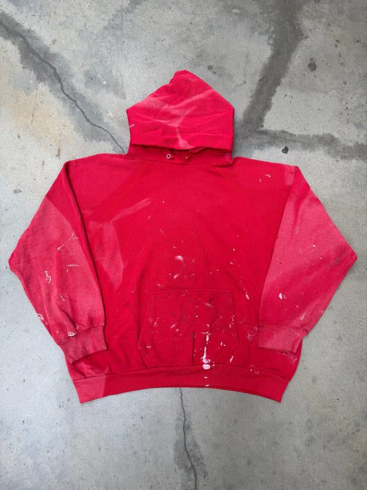 1990s Sun Faded Painter Hoodie - XL