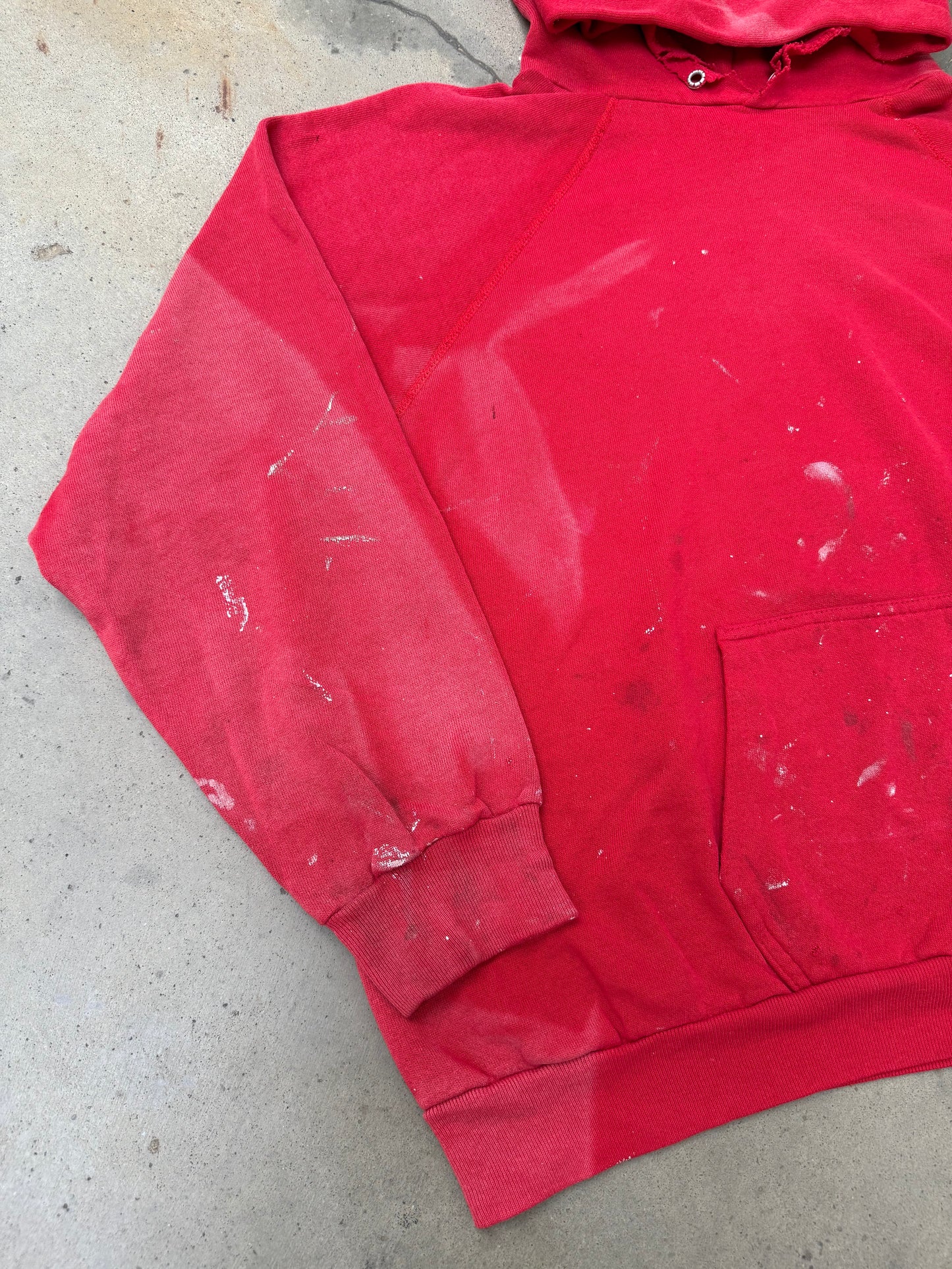 1990s Sun Faded Painter Hoodie - XL
