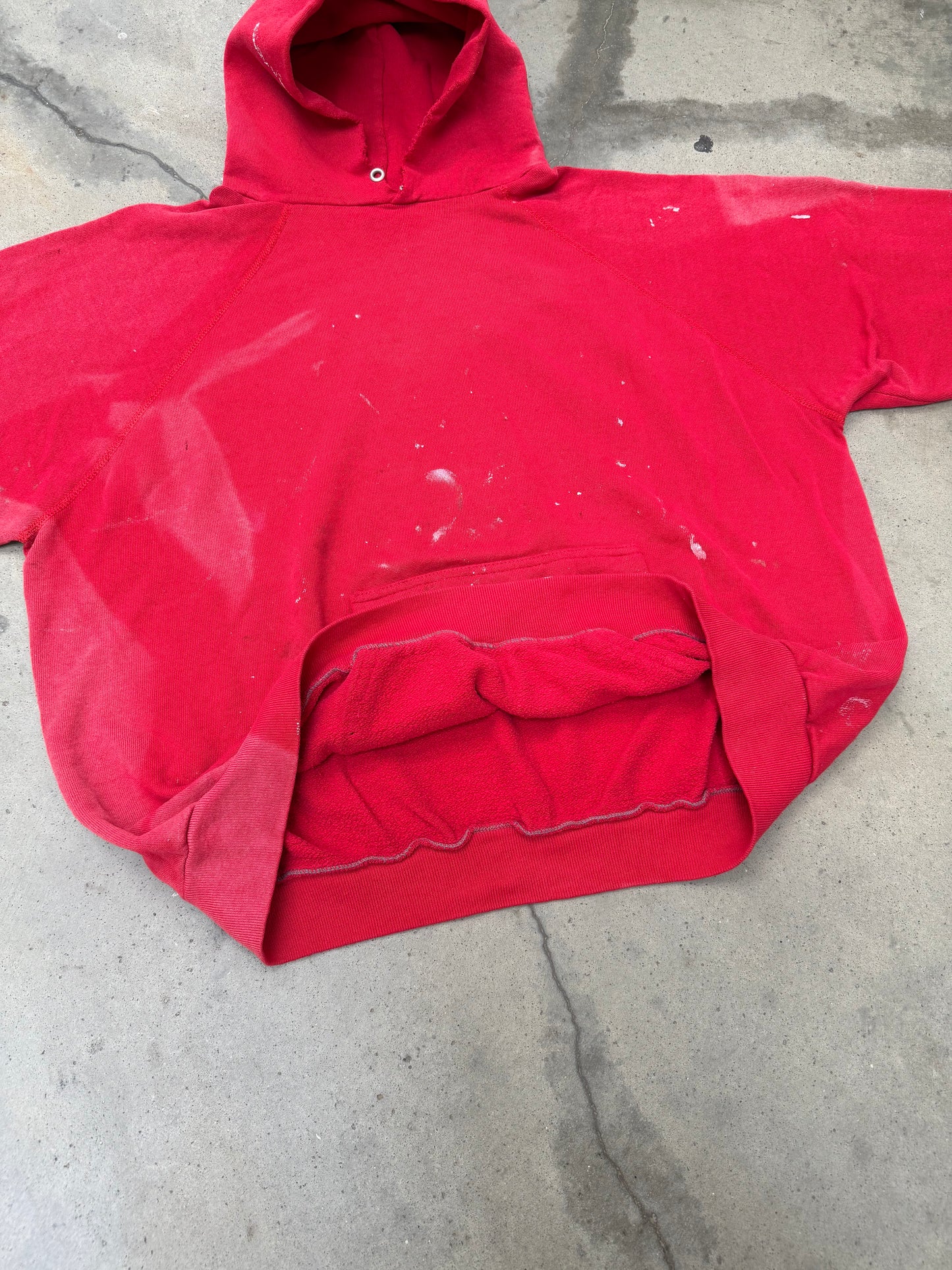1990s Sun Faded Painter Hoodie - XL