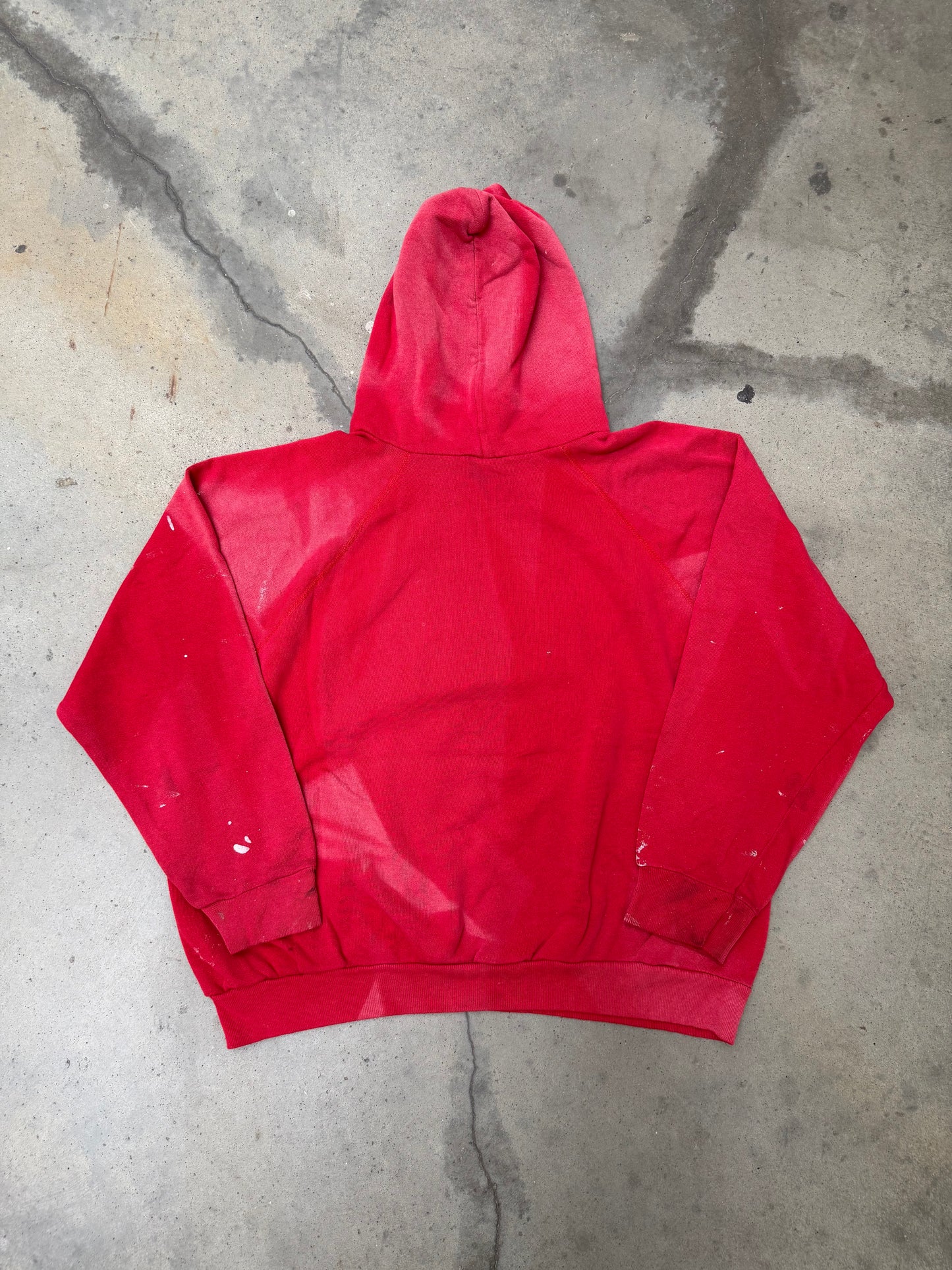 1990s Sun Faded Painter Hoodie - XL