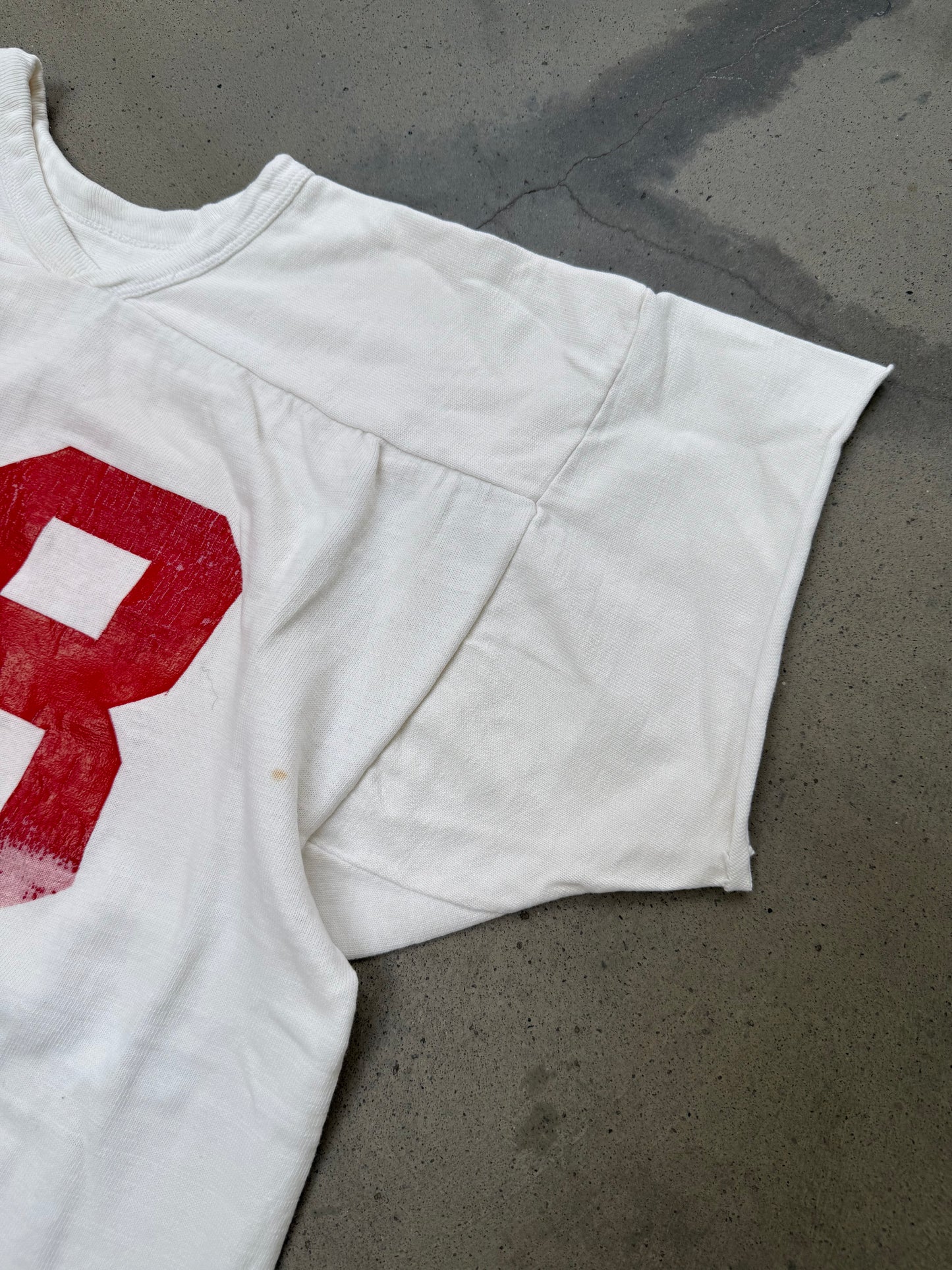 1970s Chopped Cotton Football Jersey - L