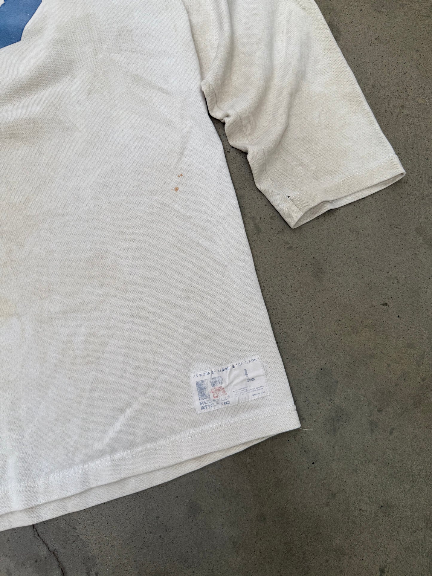 1980s Russell Poly Cotton Football Jersey - L