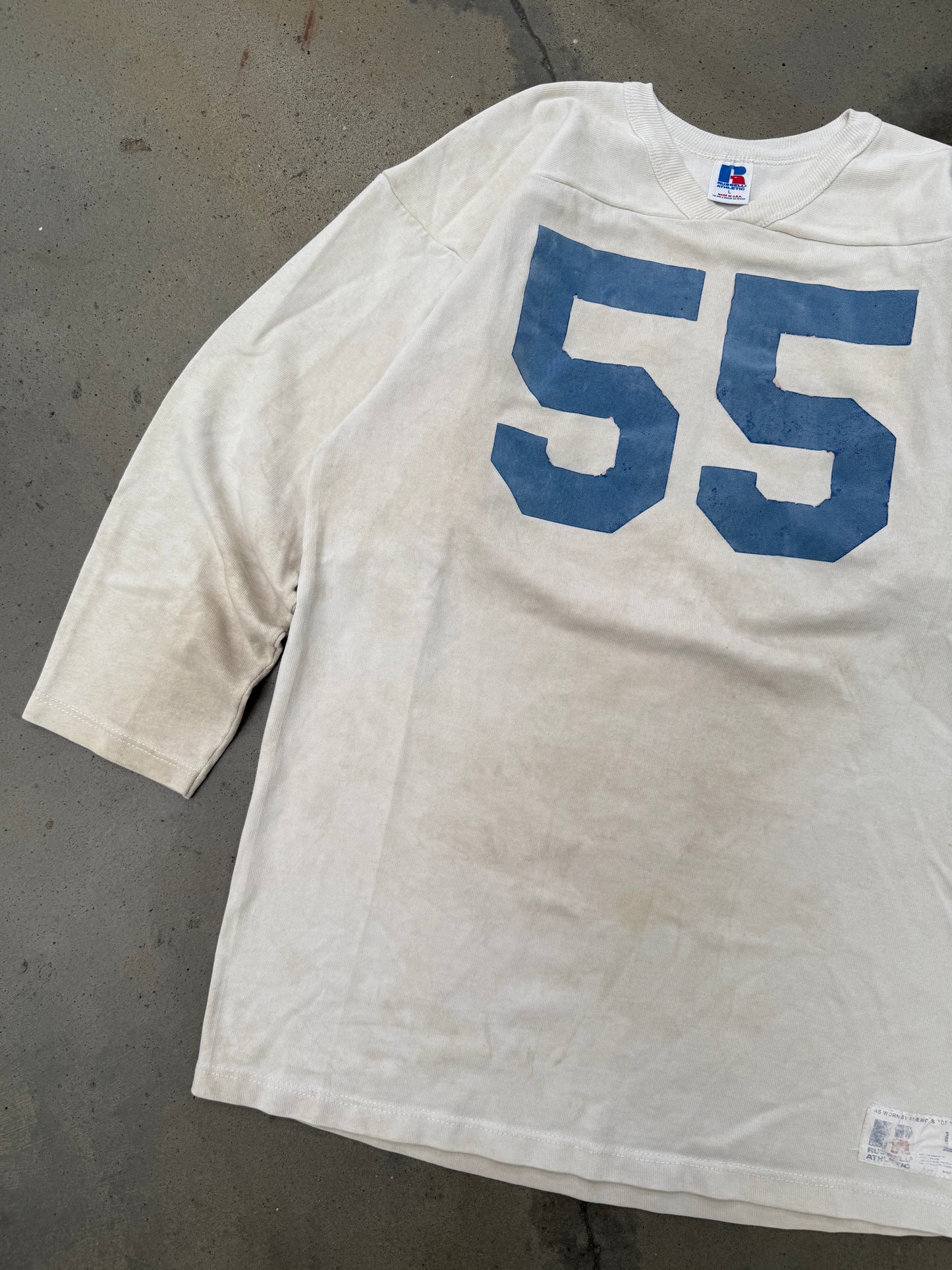 1980s Russell Poly Cotton Football Jersey - L