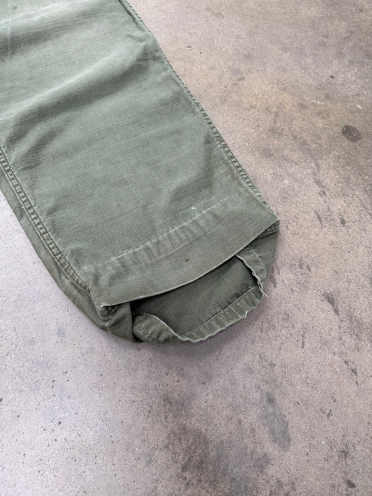 1970s OG107 Military Fatigue Pants - 28X31
